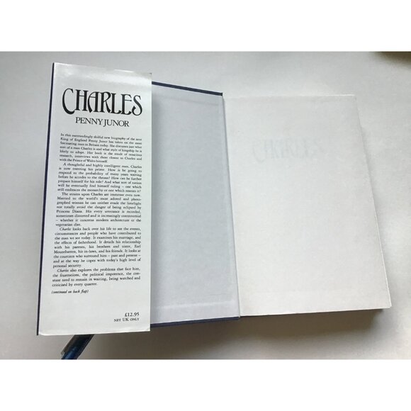 Charles by Penny Junor Hardcover First Edition Prince Charles King Charles III - Picture 5 of 10